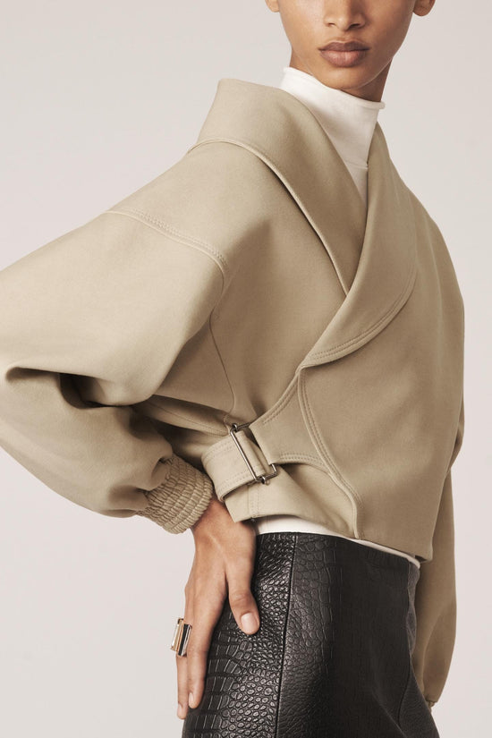 Sculpted Wrap Jacket