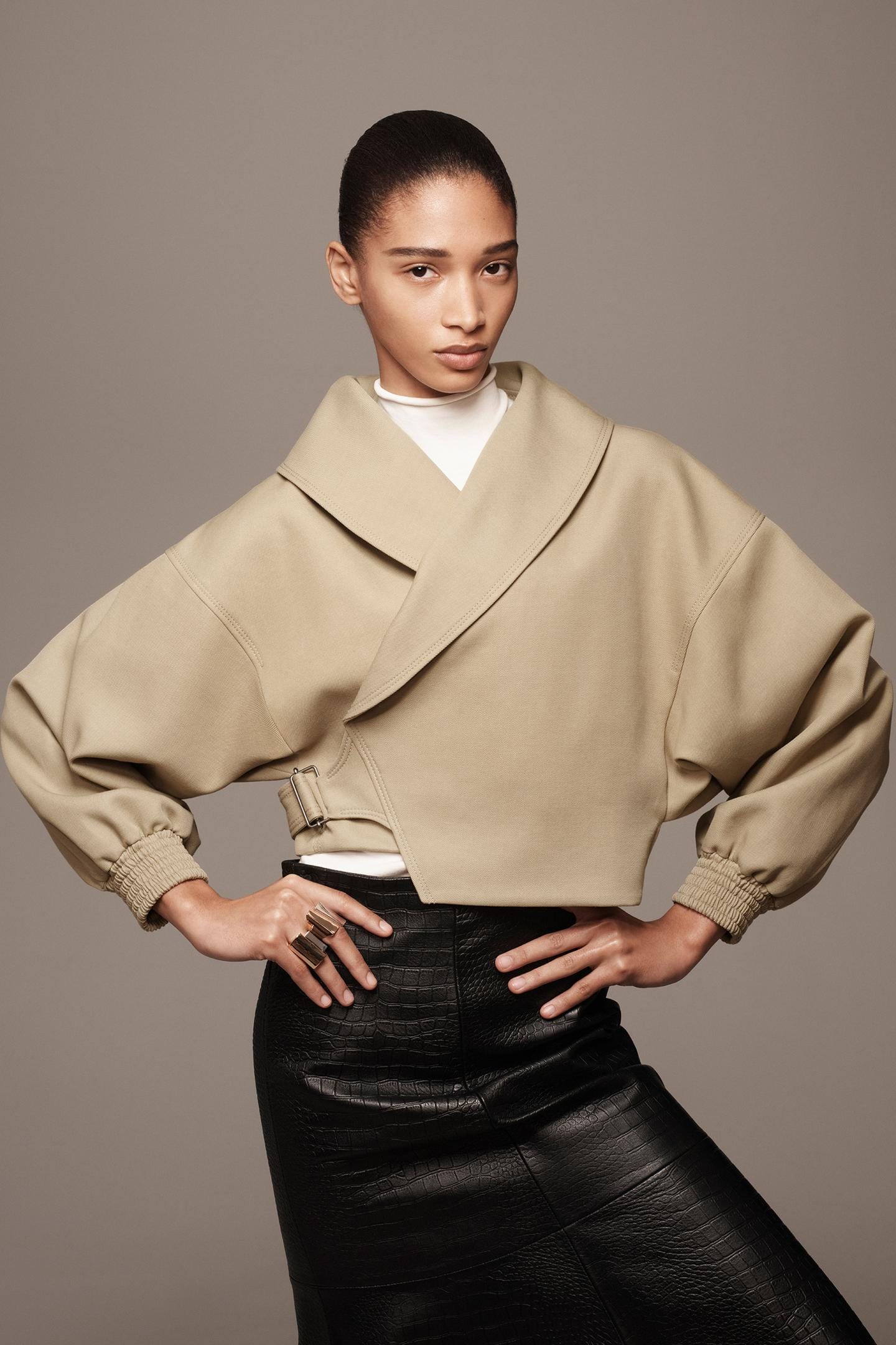 Sculpted Wrap Jacket