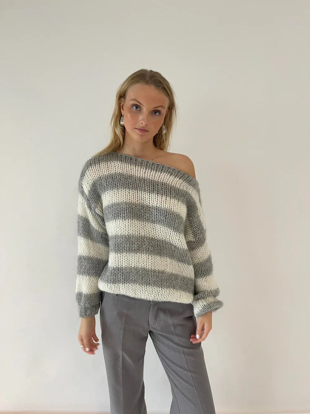 Striped Chic Knit Sweater