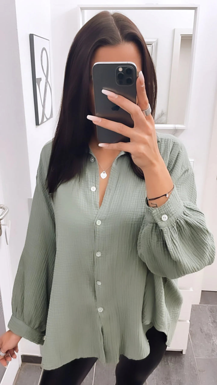 Effortless Elegance Button-Down Blouse