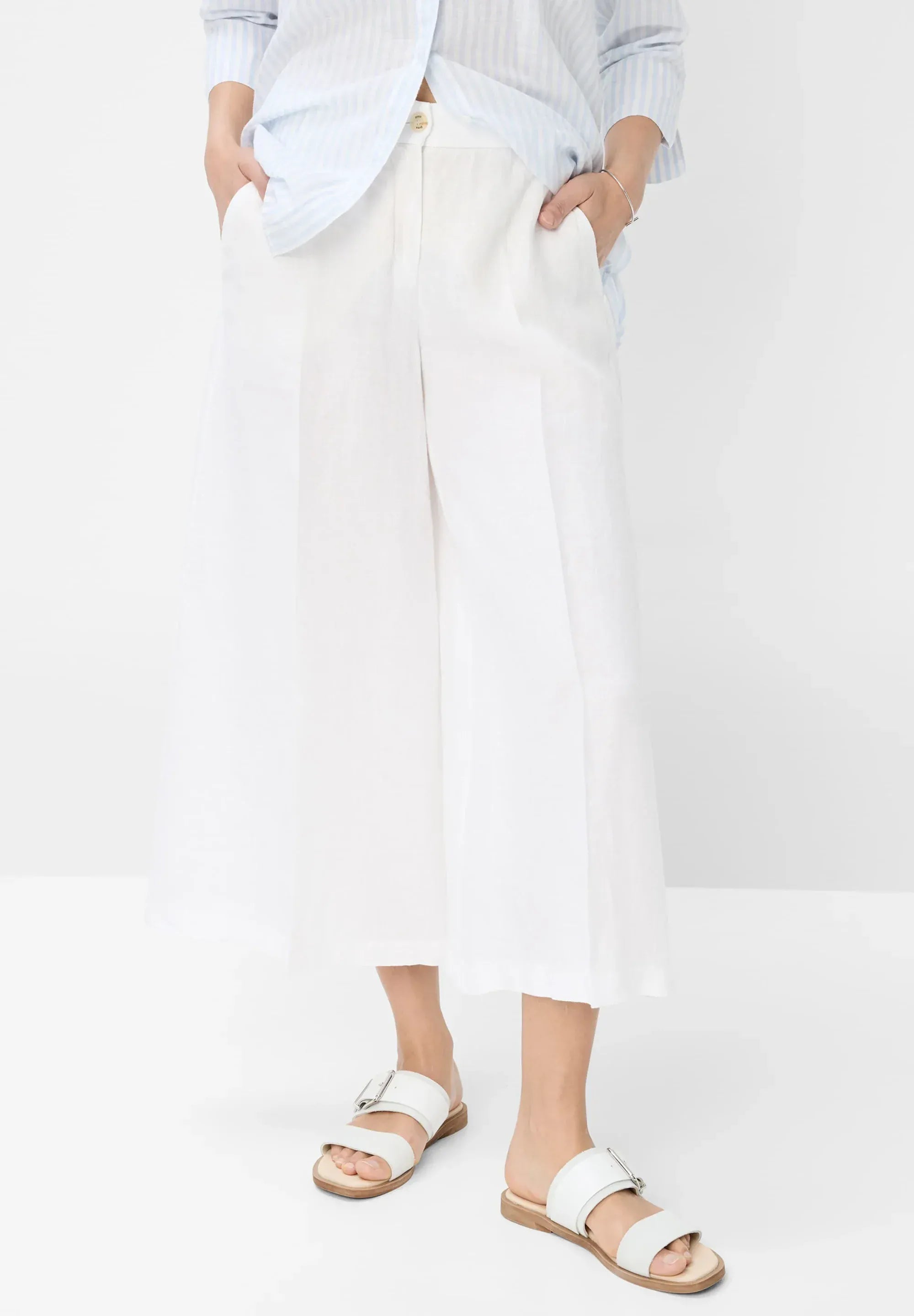 Seamless Grace Wide - Leg Trousers - Leeylaa