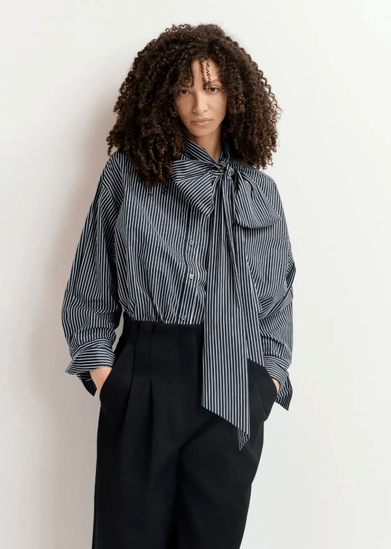 Striped Blouse - Leeylaa