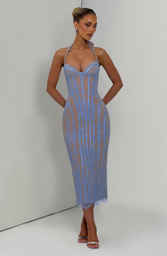 Laced Allure Midi Dress