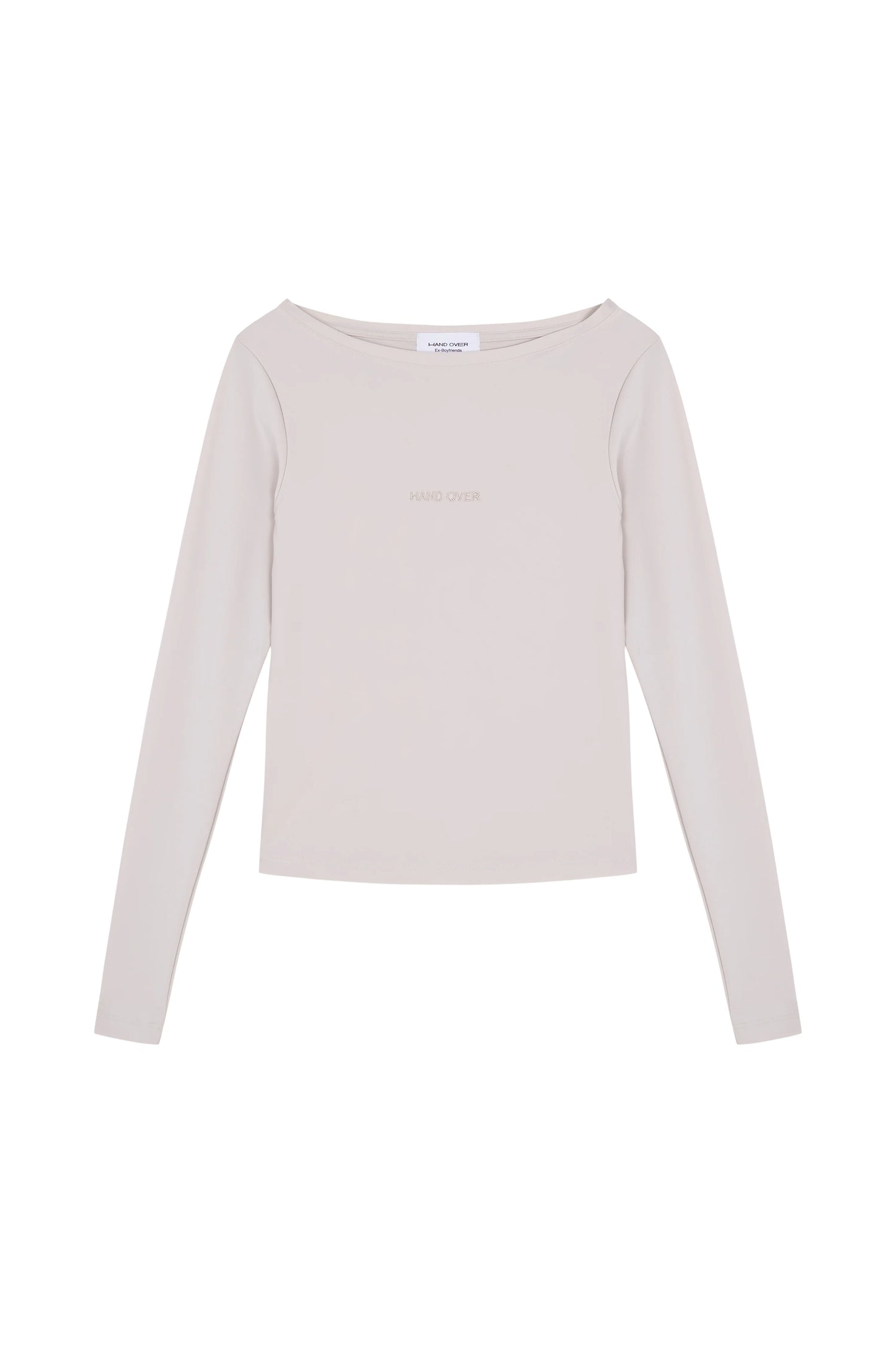 Hand Over Embroidered Long Sleeve Top