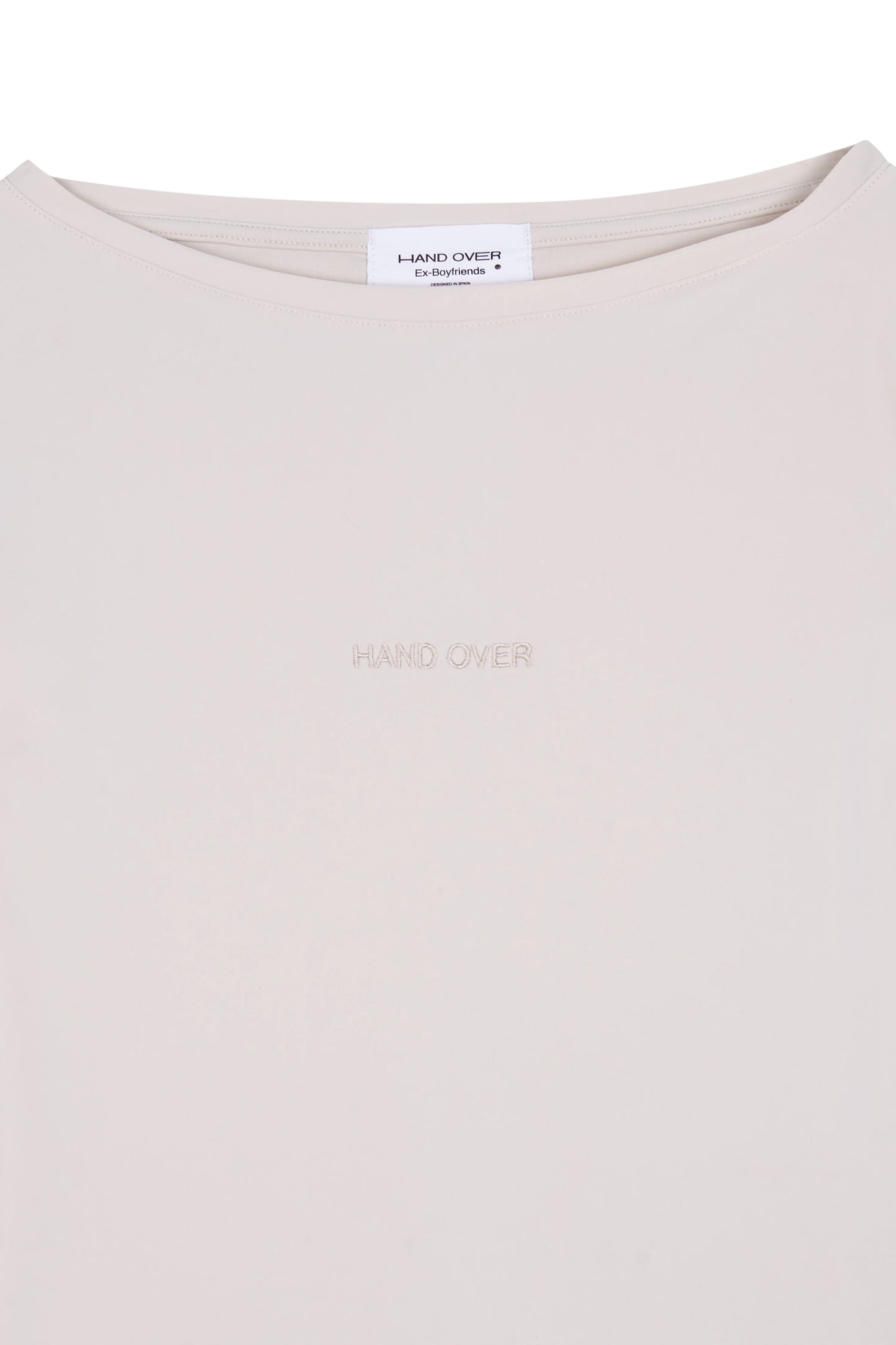 Hand Over Embroidered Long Sleeve Top