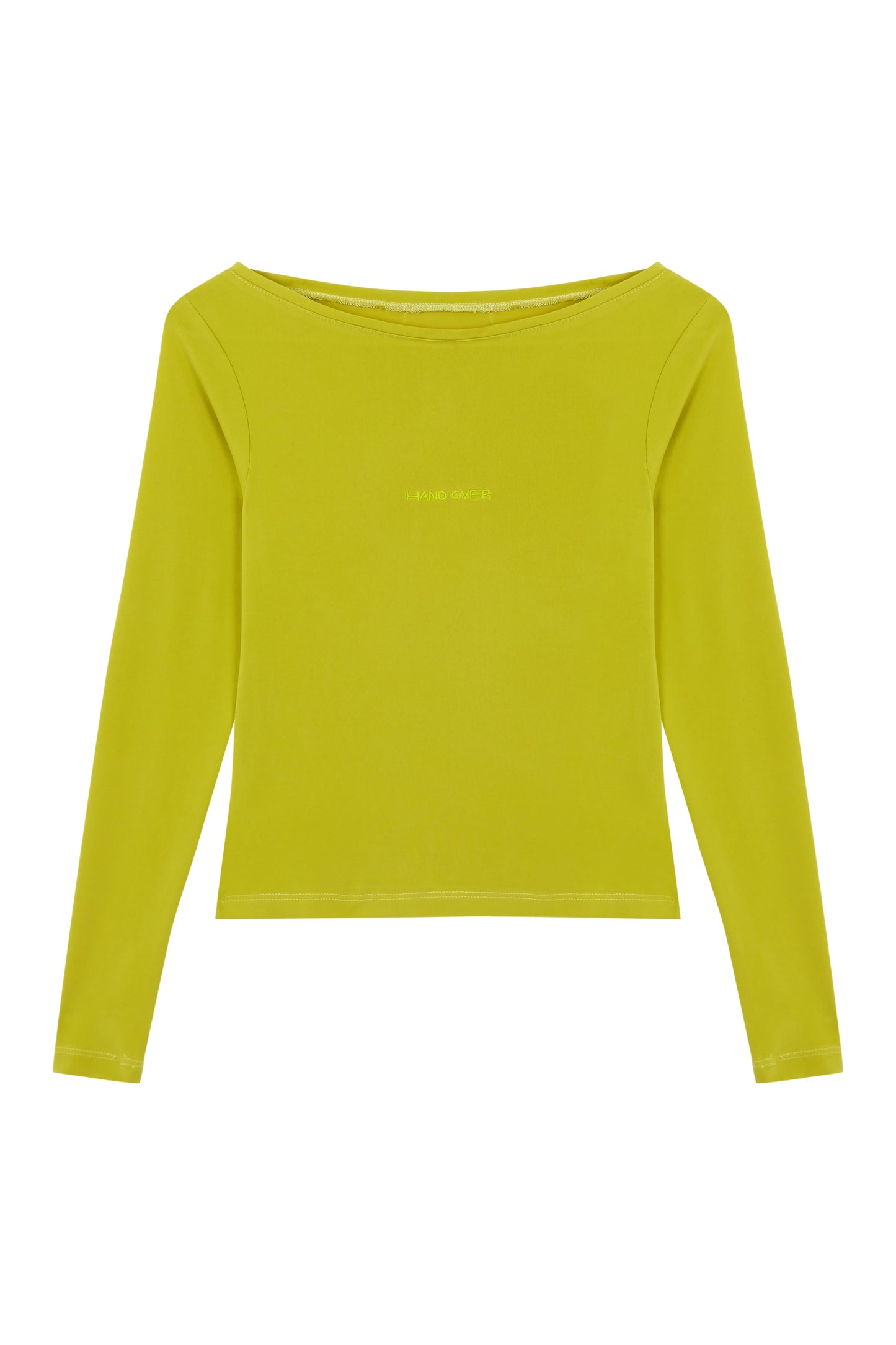 Hand Over Embroidered Long Sleeve Top