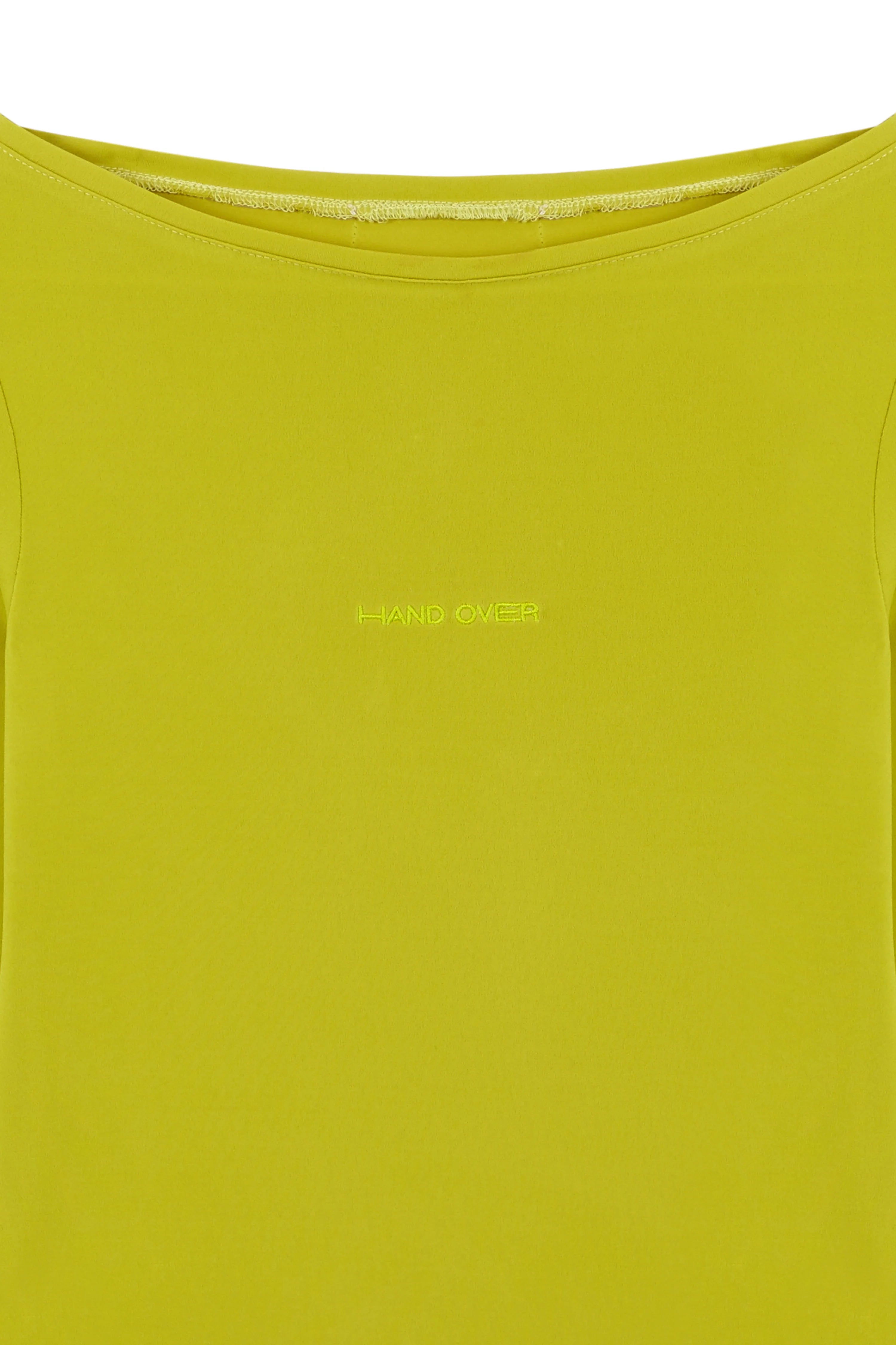 Hand Over Embroidered Long Sleeve Top