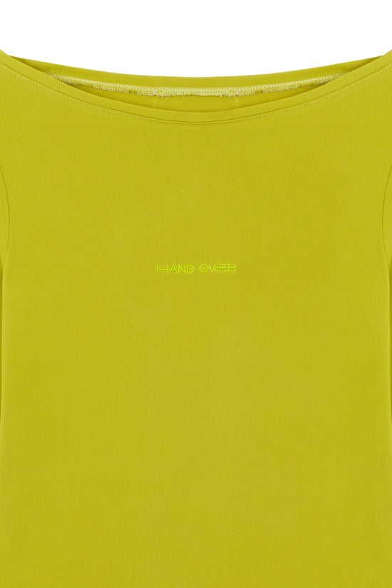 Hand Over Embroidered Long Sleeve Top