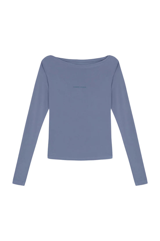 Hand Over Embroidered Long Sleeve Top