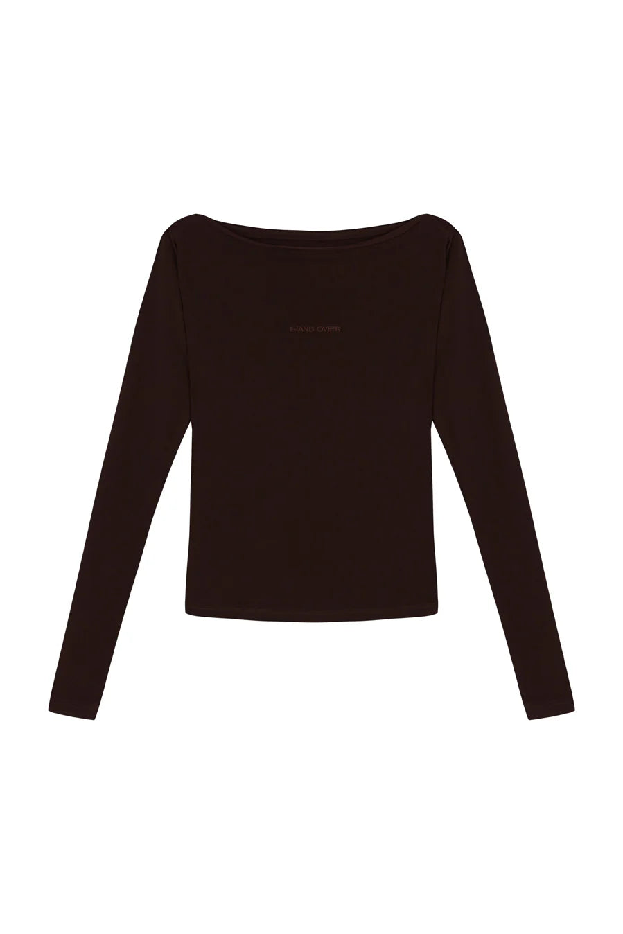 Hand Over Embroidered Long Sleeve Top