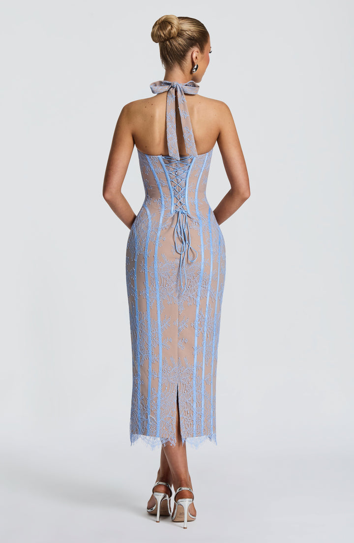 Laced Allure Midi Dress
