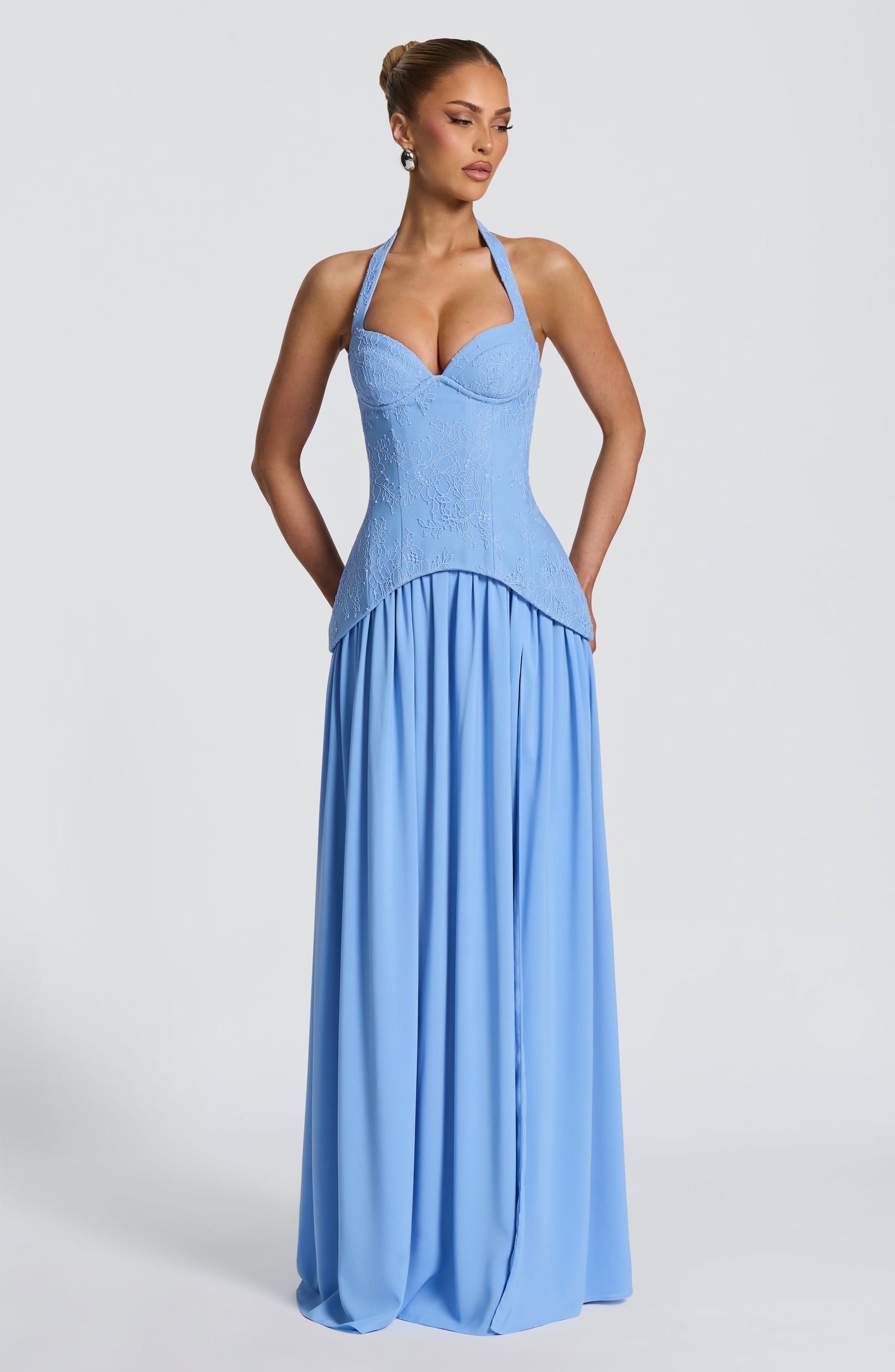 Chiffon Bloom Gown