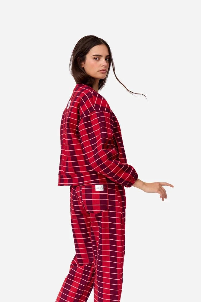 Striped Button - Down Set - Leeylaa