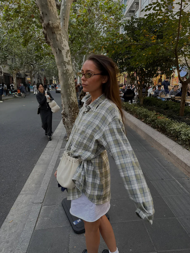 Seamless Charm Checked Shirt