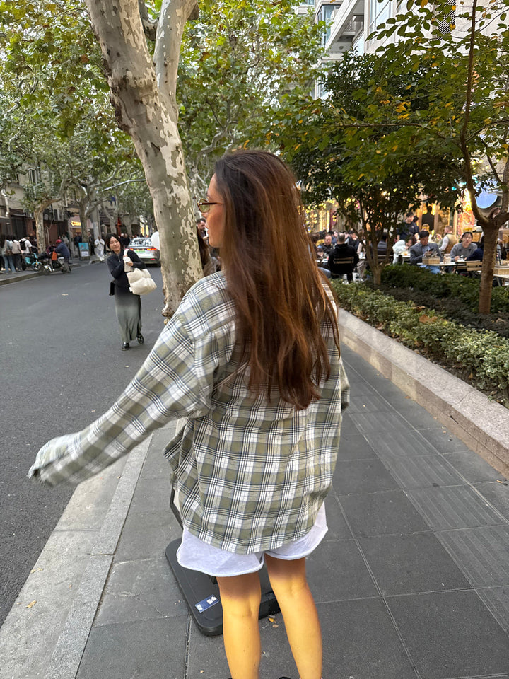 Seamless Charm Checked Shirt