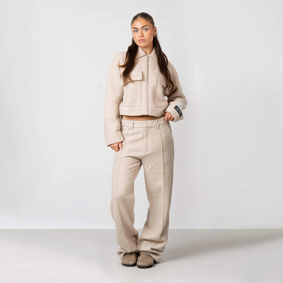 Hand Over Embroidered Long Sleeve Top