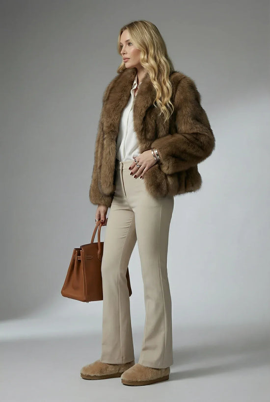Luxe Faux Fur Jacket - Leeylaa