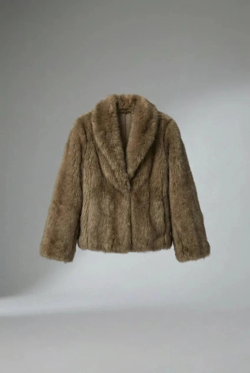 Luxe Faux Fur Jacket - Leeylaa