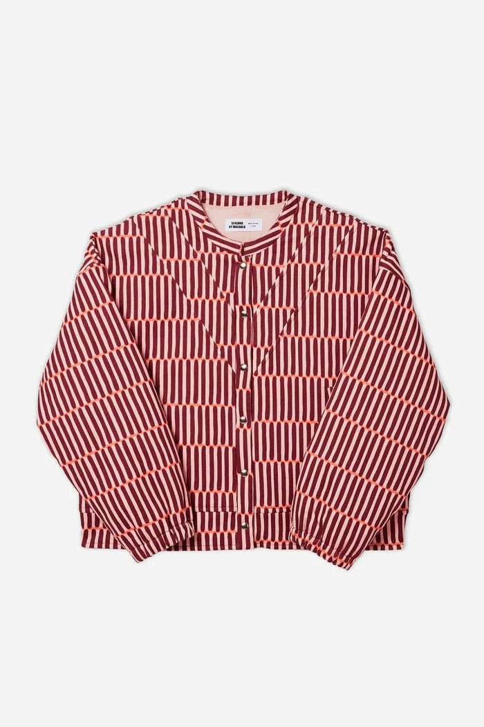 Striped Button - Down Set - Leeylaa