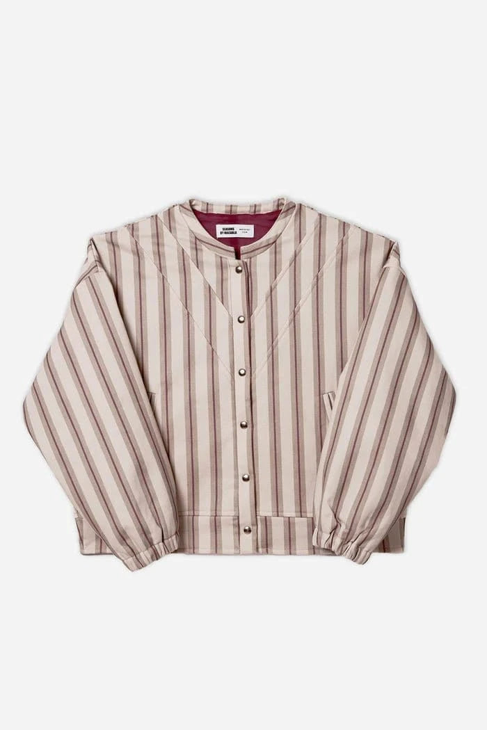 Striped Button - Down Set - Leeylaa