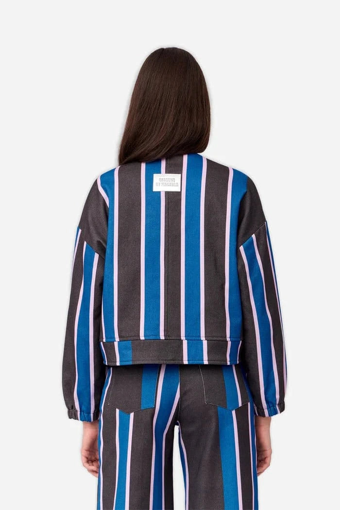 Striped Button - Down Set - Leeylaa