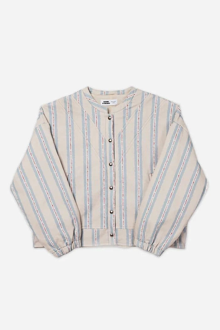 Striped Button - Down Set - Leeylaa
