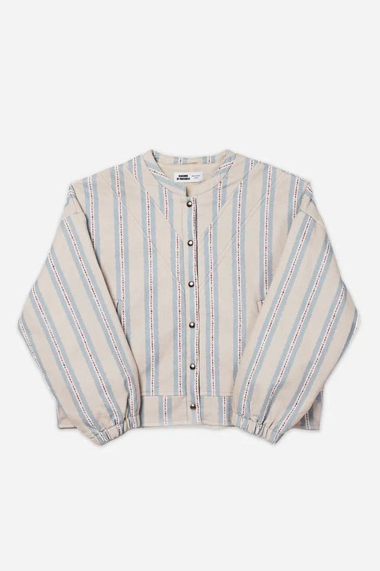 Striped Button - Down Set - Leeylaa