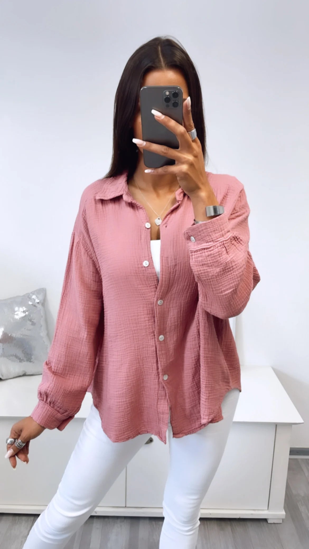 Relaxed Charm Checked Shirt