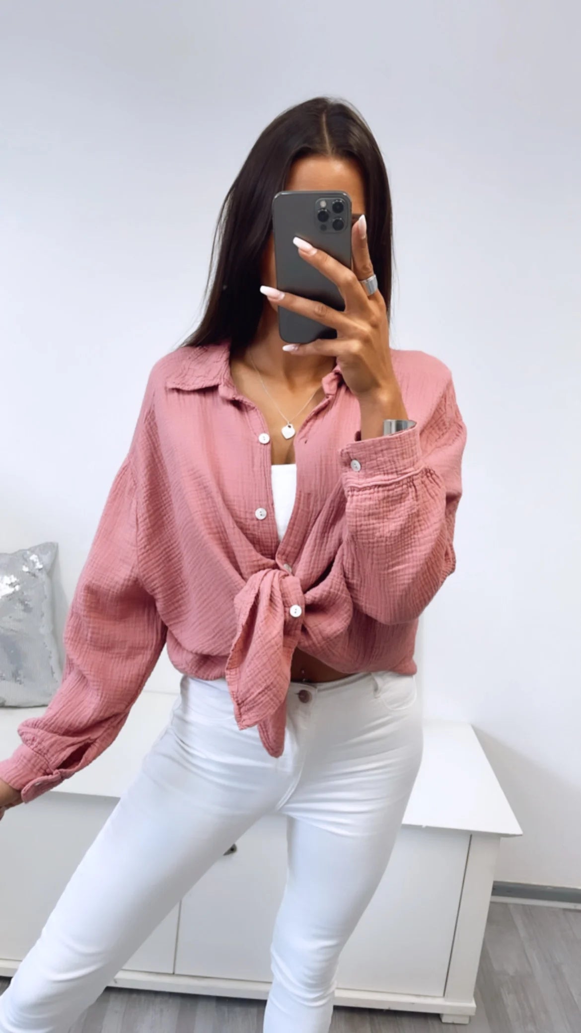 Relaxed Charm Checked Shirt