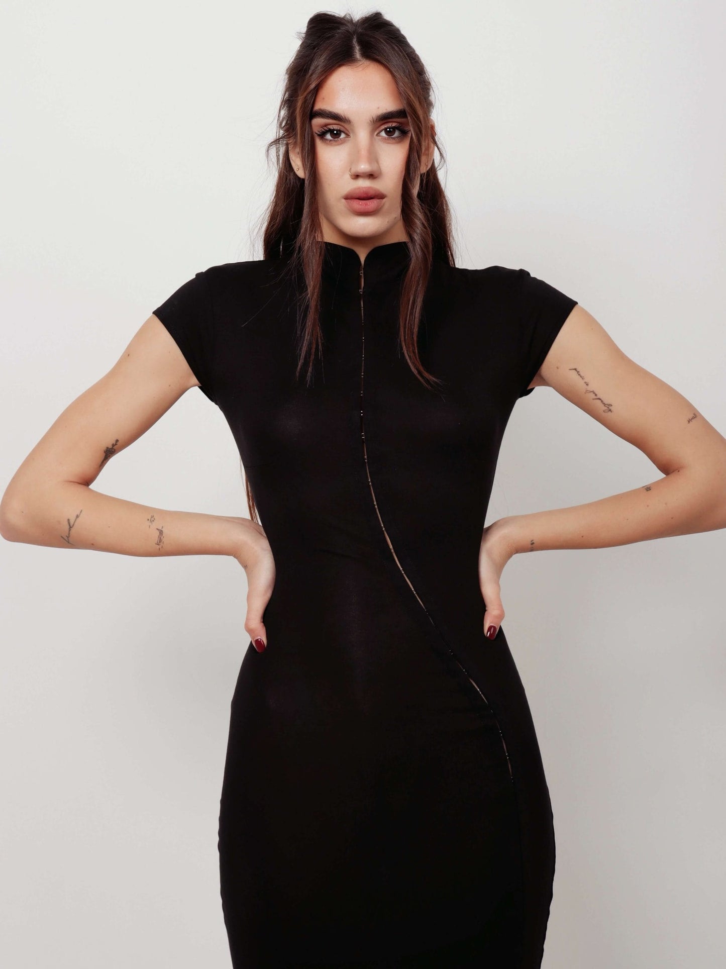 Sleek Cutout Maxi Dress