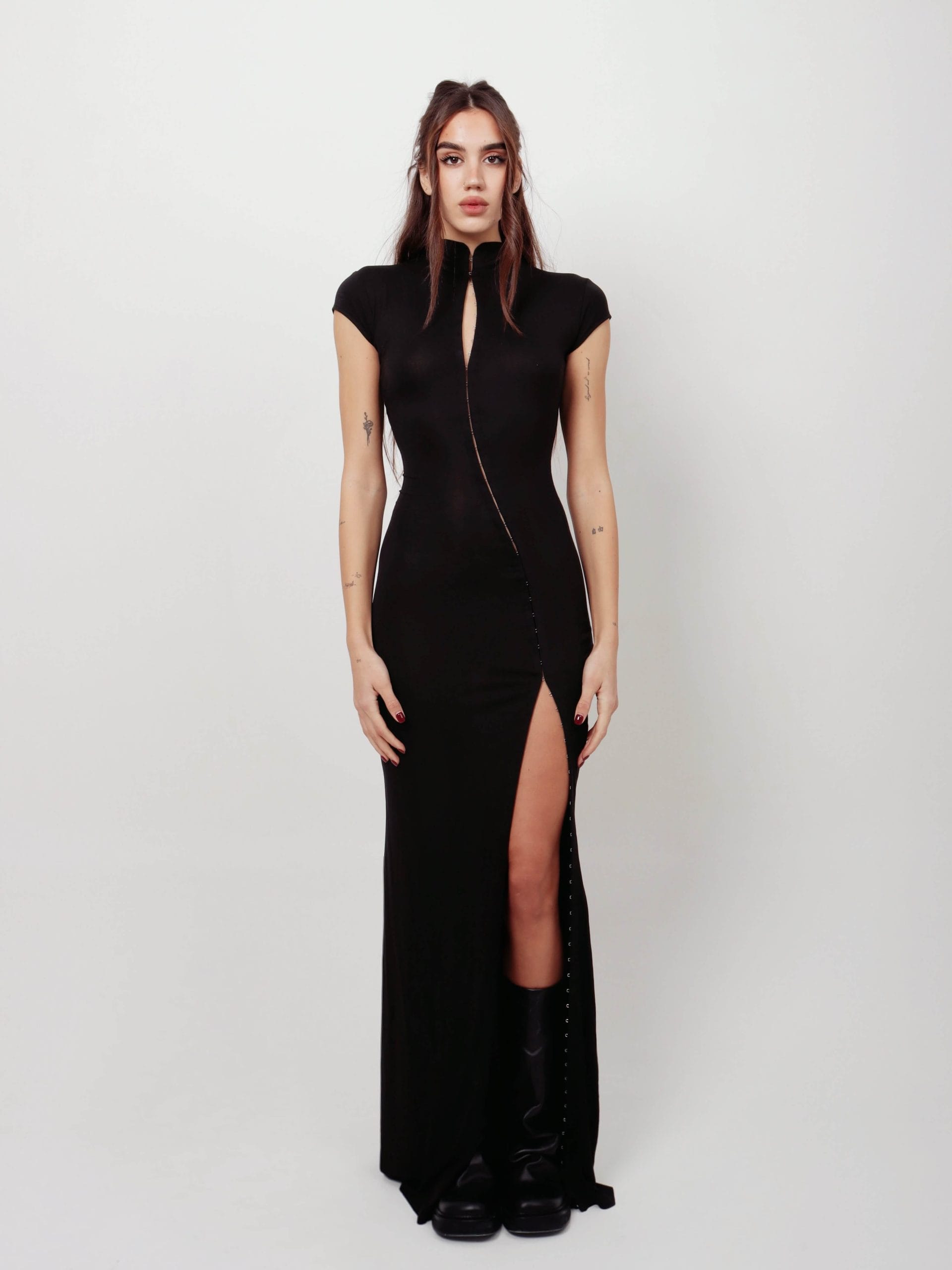 Sleek Cutout Maxi Dress
