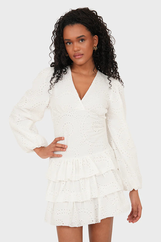 Lacey Tiered Ruffle Dress