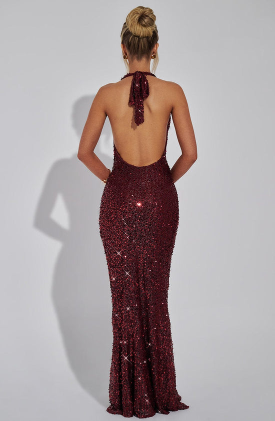 Luminous Halter Gown