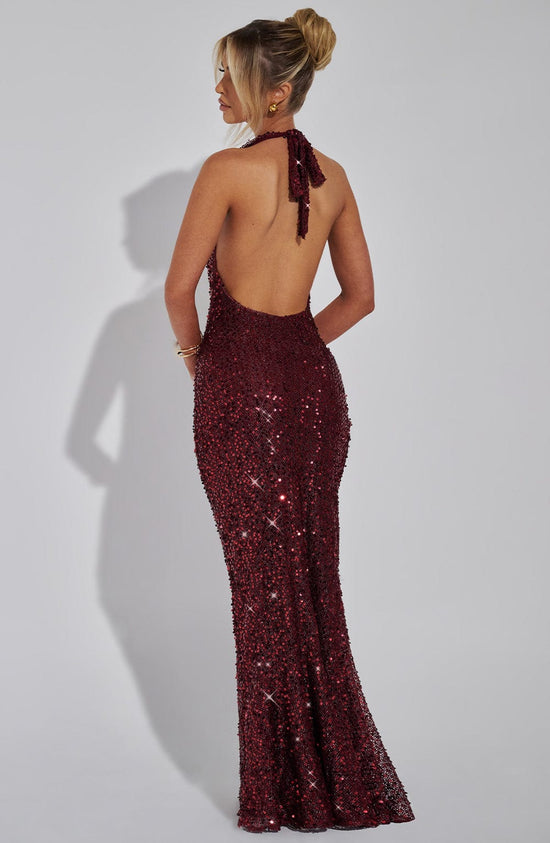 Luminous Halter Gown