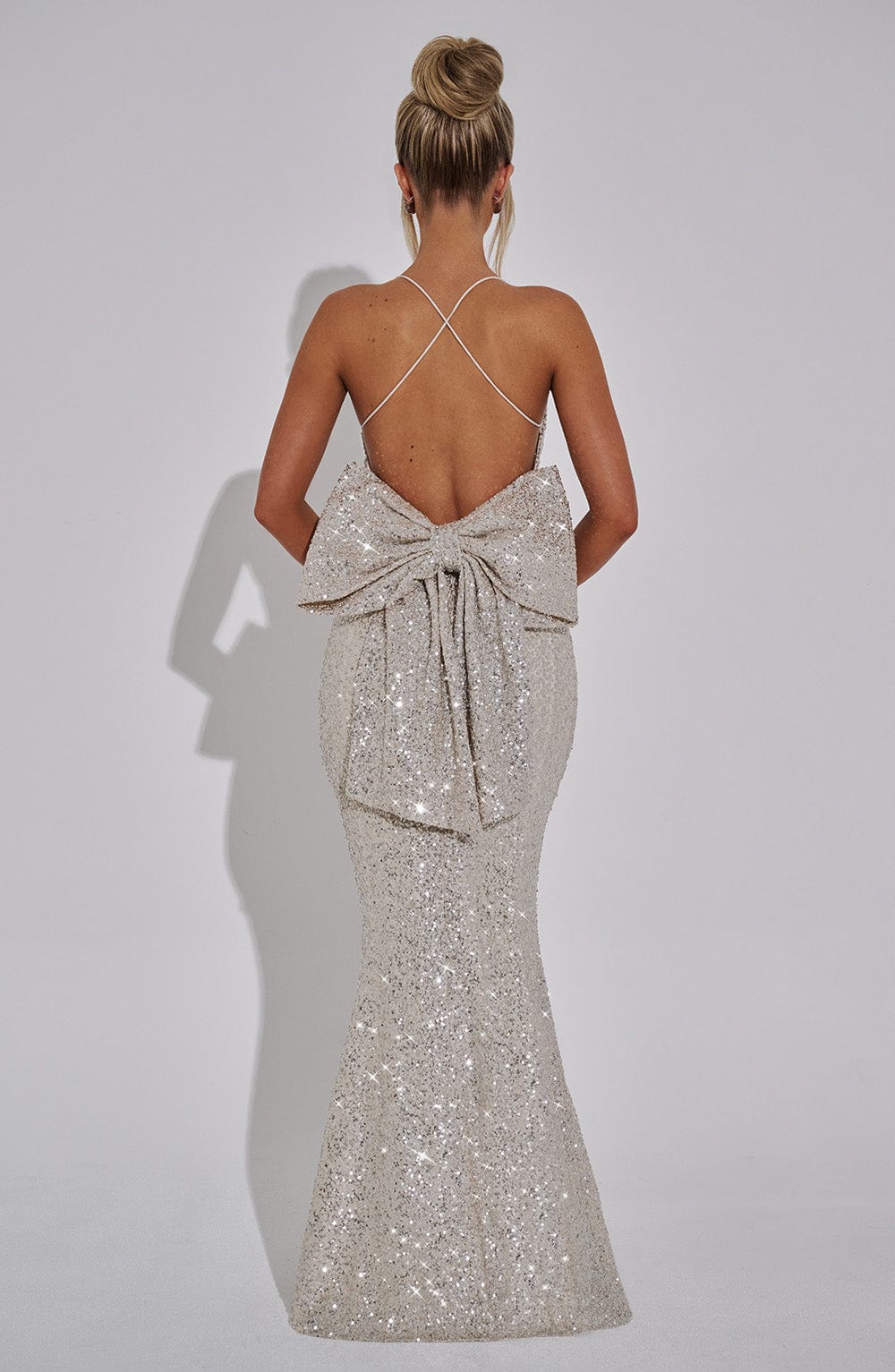 Shimmer Flare Gown