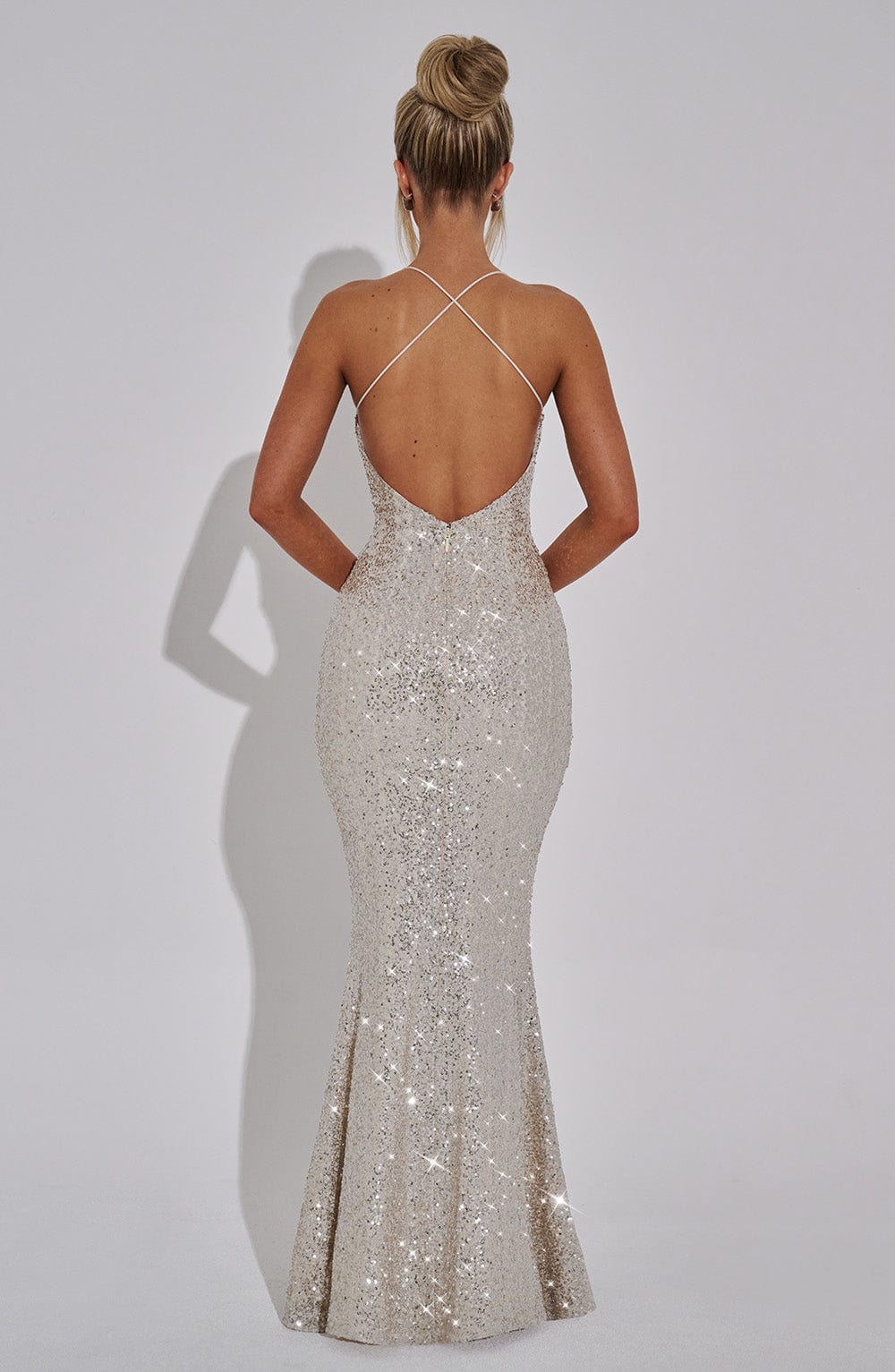 Shimmer Flare Gown