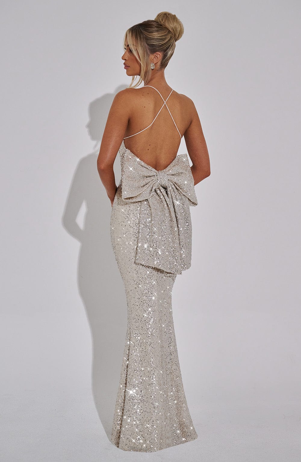 Shimmer Flare Gown