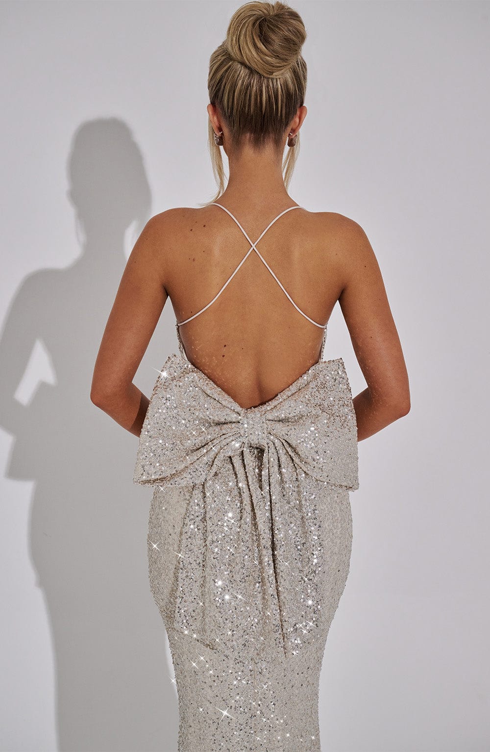 Shimmer Flare Gown
