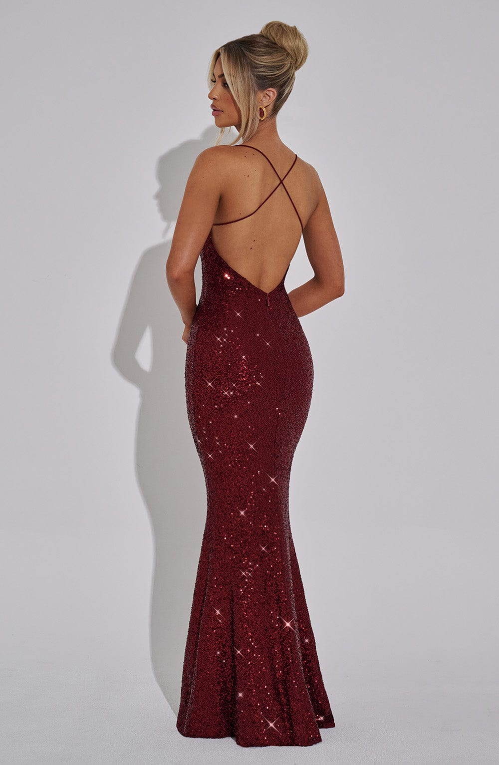 Shimmer Flare Gown