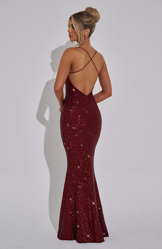 Shimmer Flare Gown
