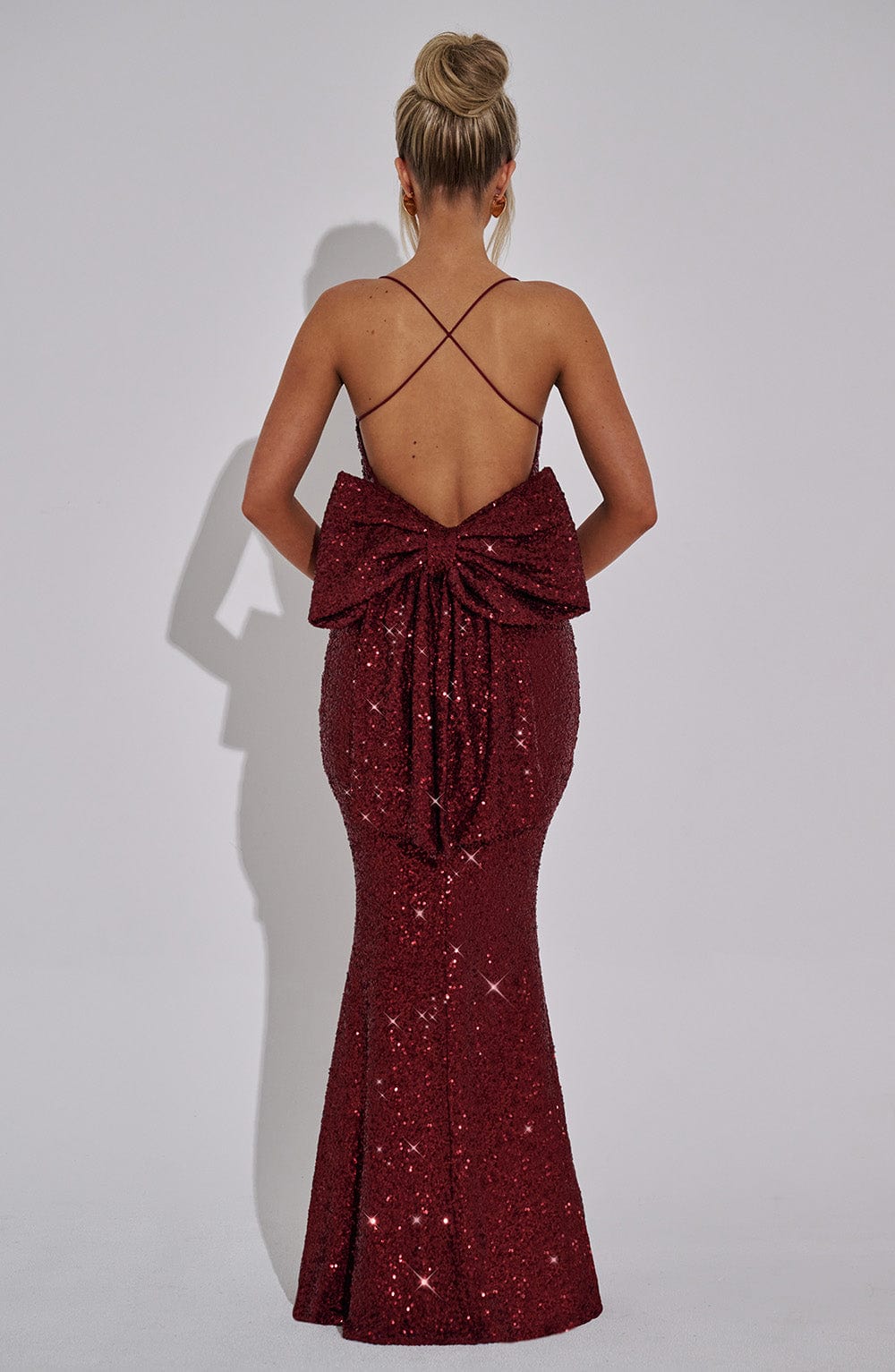 Shimmer Flare Gown
