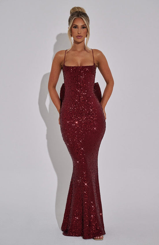 Shimmer Flare Gown