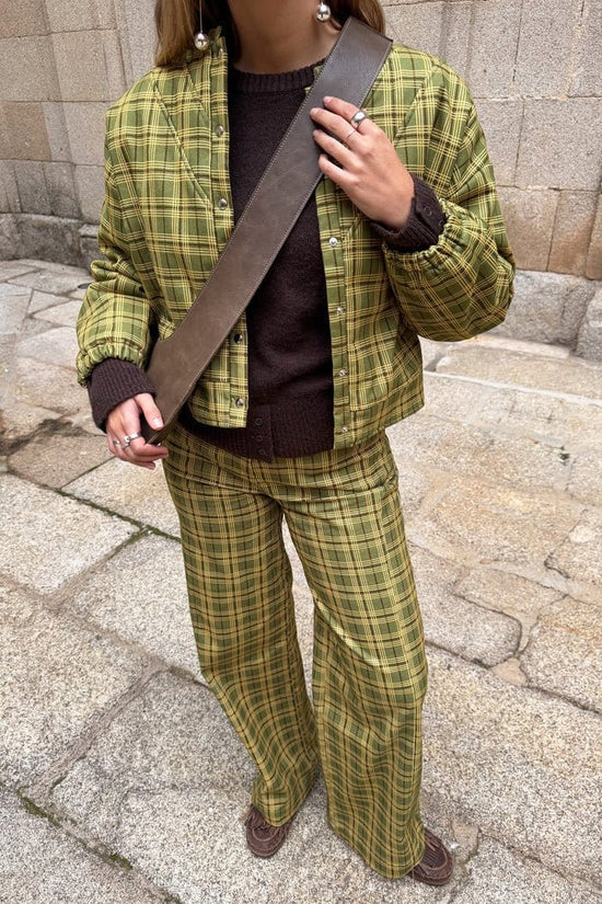 Striped Button - Down Set - Leeylaa