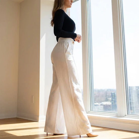 Chic Relaxed Linen Pants