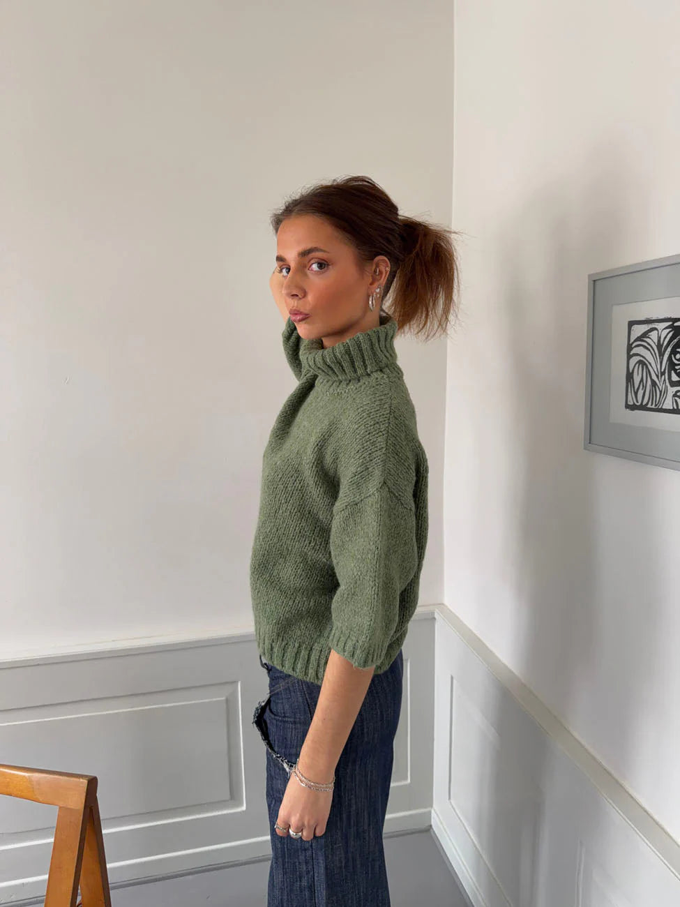 Effortless Chic Short Sleeve Sweater